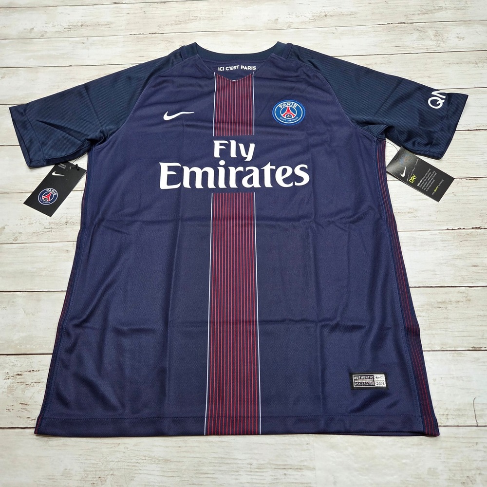 Nike Paris Saint-Germain PSG Soccer Jersey Home 2016 Kids XL Navy 777068-411